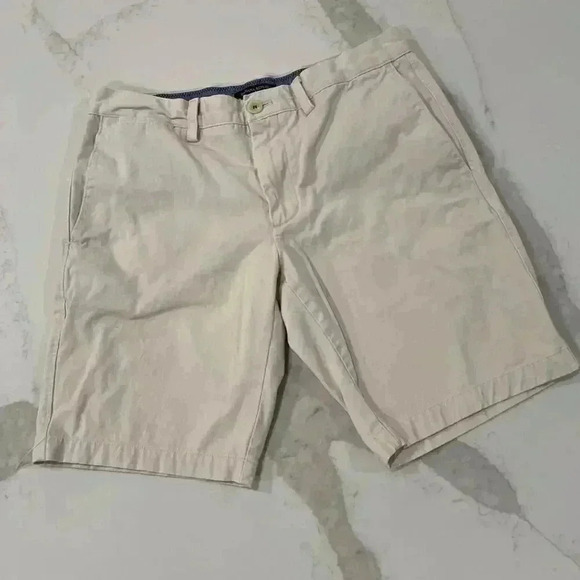 Banana Republic Aiden Short Ivory Shorts Mens Size 31 Causal Preppy Classiccore - Picture 1 of 5